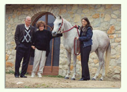 Don and Judy Forbis visit farm